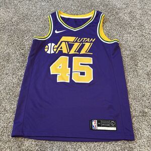 Utah Jazz Donovan Mitchell Nike Classic Edition Swingman Jersey Mens Size Medium